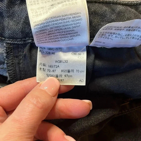 Levi's High Rise Skinny 721, Washed  Black - Picture 8 of 11